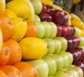 A whole bunch of different fruits 